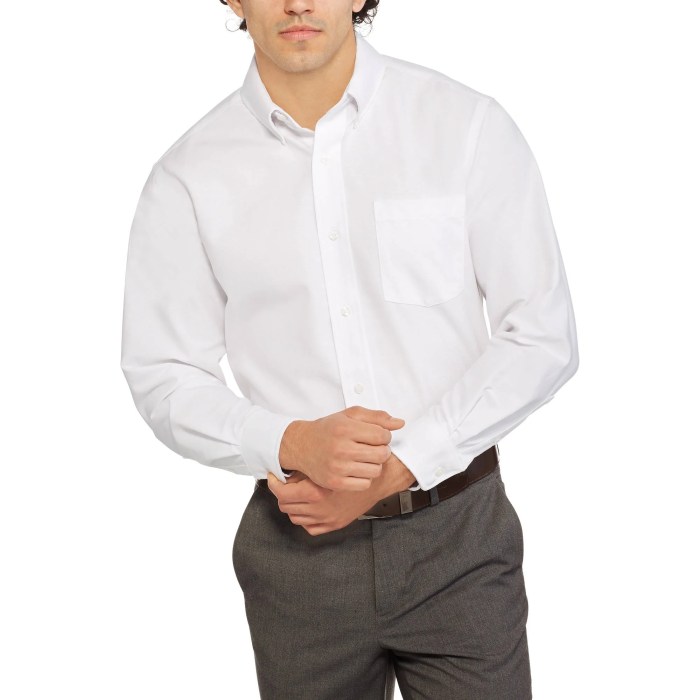 Oxford dress shirt men