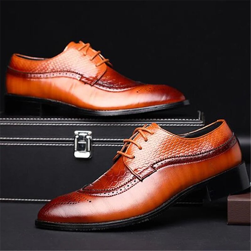 Pointed toe dress shoes mens