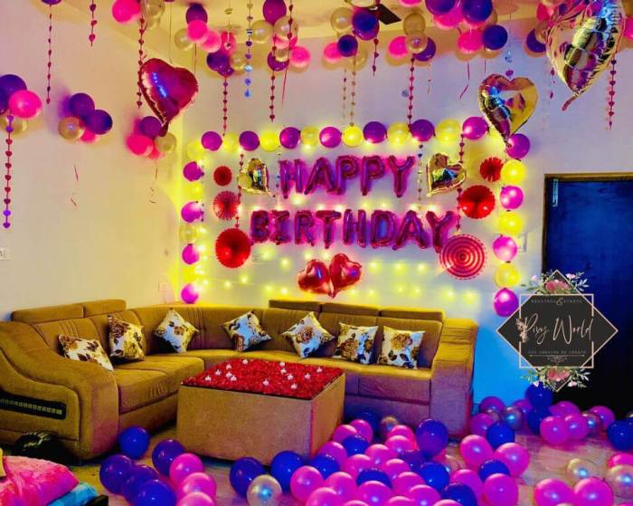 How to decorate a room for birthday party