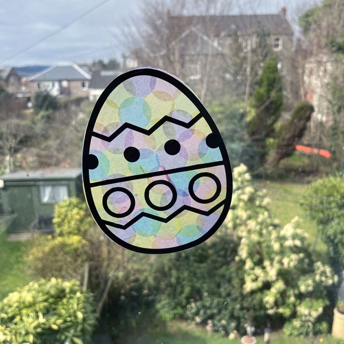 How to decorate windows for easter