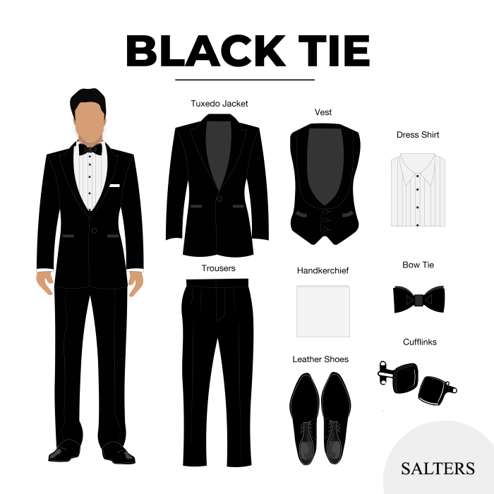 Black tie dress shirt mens