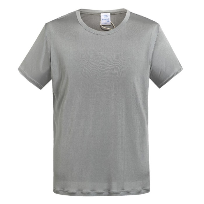 Mens dress silk tee shirts