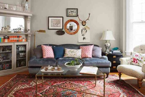 What room decor use a persian rug