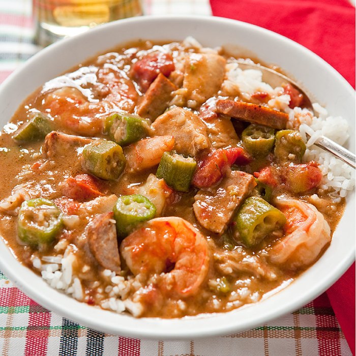 Gumbo seafood creole cajun stews