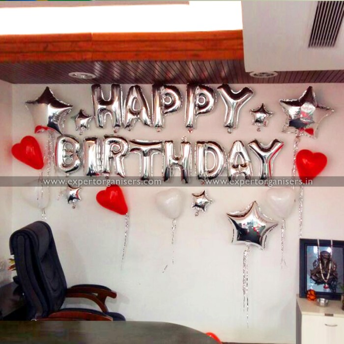 How to decorate an office door birthday