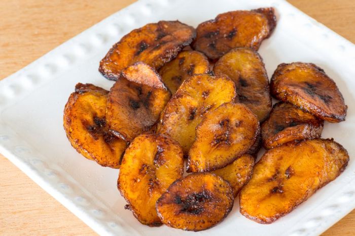 Plantains jamaican caramelized caribbean plantain