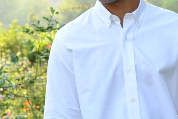 Mens white button down dress shirt near me