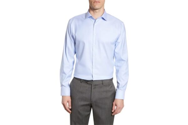 Midnight blue mens dress shirt