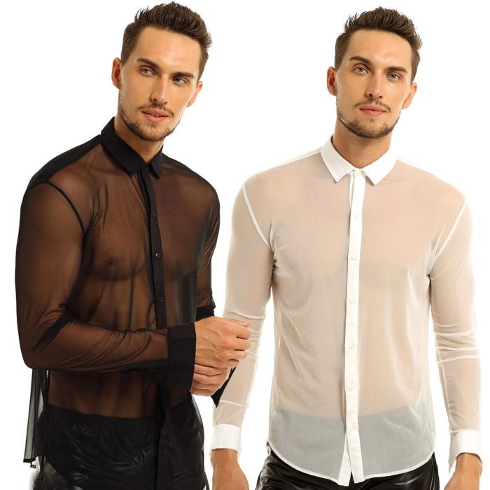 Best non see through white dress shirt mens