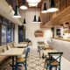 Desain interior cafe di ruko