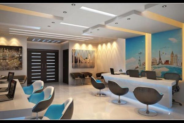 Desain interior kantor travel