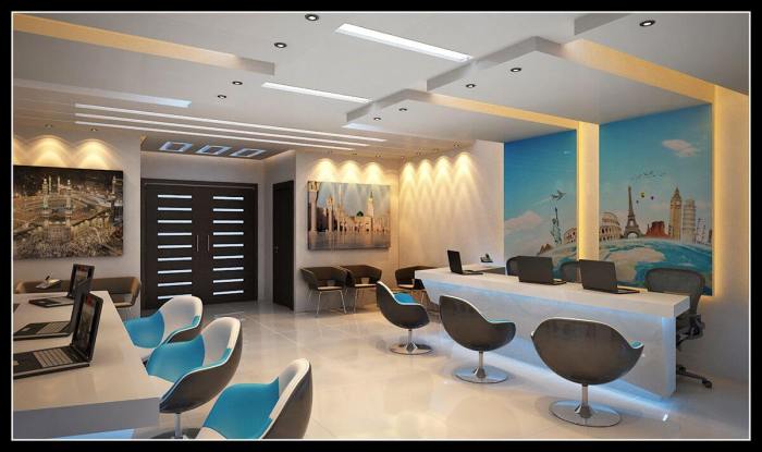 Desain interior kantor travel